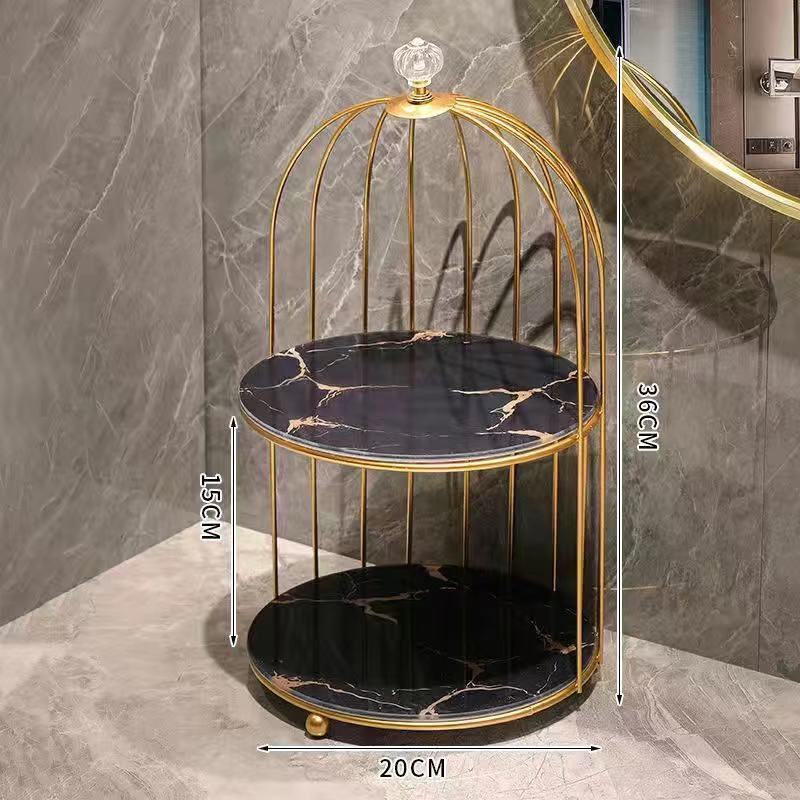 Luxury Bathroom Cosmetic Organizer Shelf
