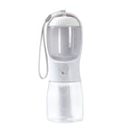 3-in-1 Portable Dog Water Bottle – Food Container & Waste Bag Dispenser for Pets